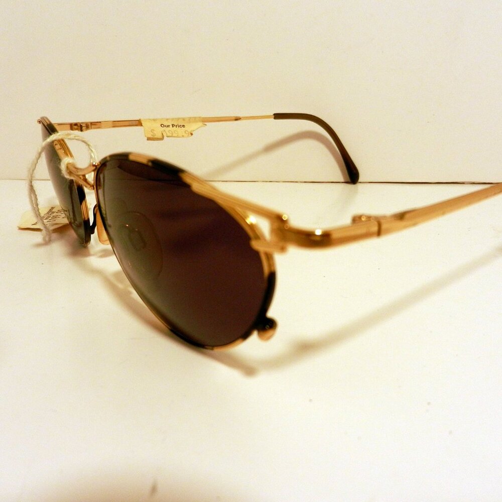Cazal Point 2 MOD 1118COL.612 Large Black Tortoise/ClassGold NOS Sunglasses 3596 - Picture 10 of 12
